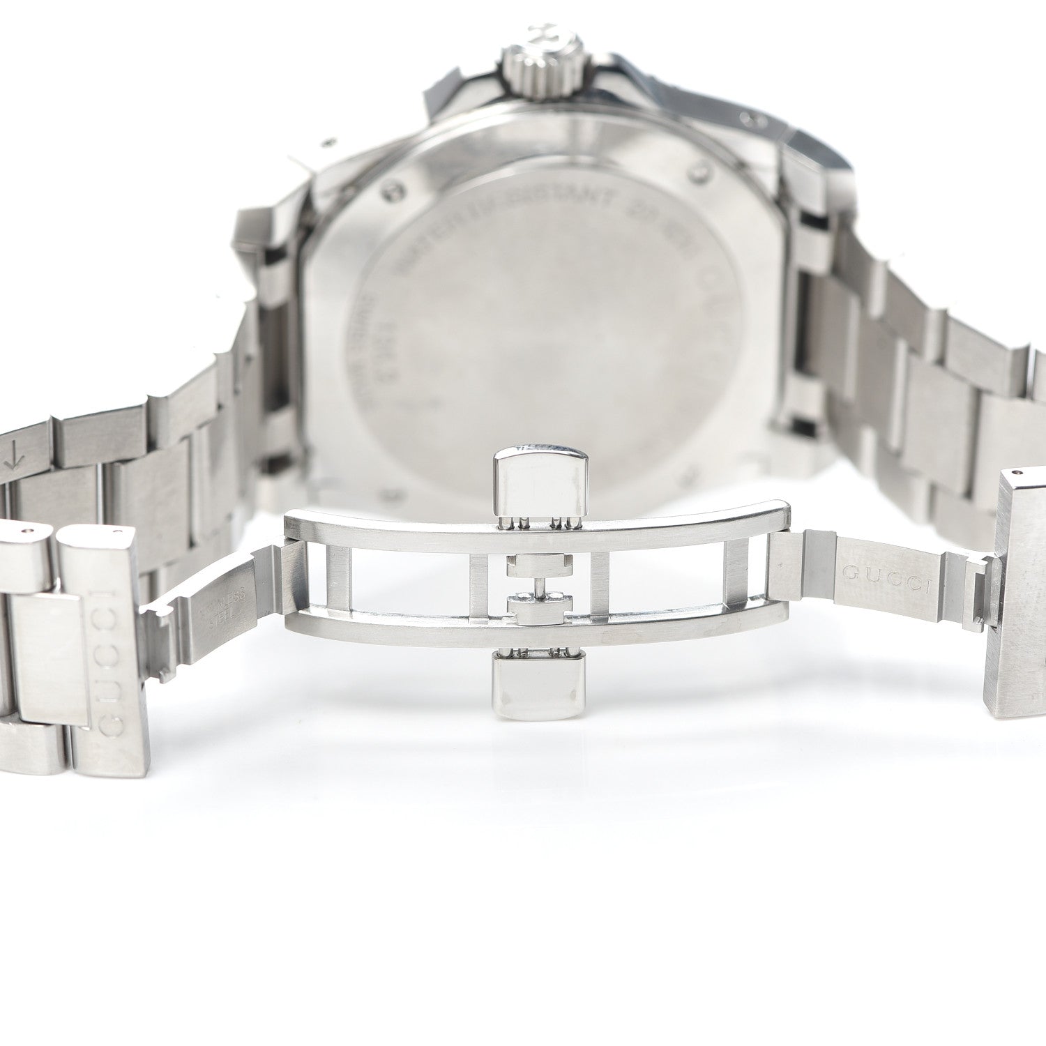 Gucci Stainless Steel 45mm Dive GMT Quartz Watch Black 5 of 6