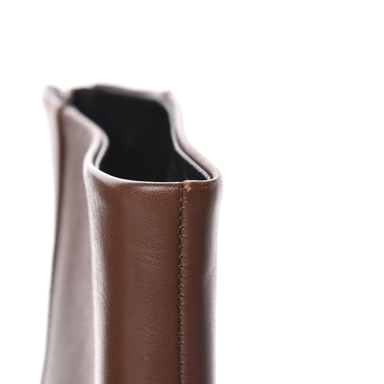 Gucci Calfskin Twiggy Boot Horsebit 36 Nut Brown 9 of 15