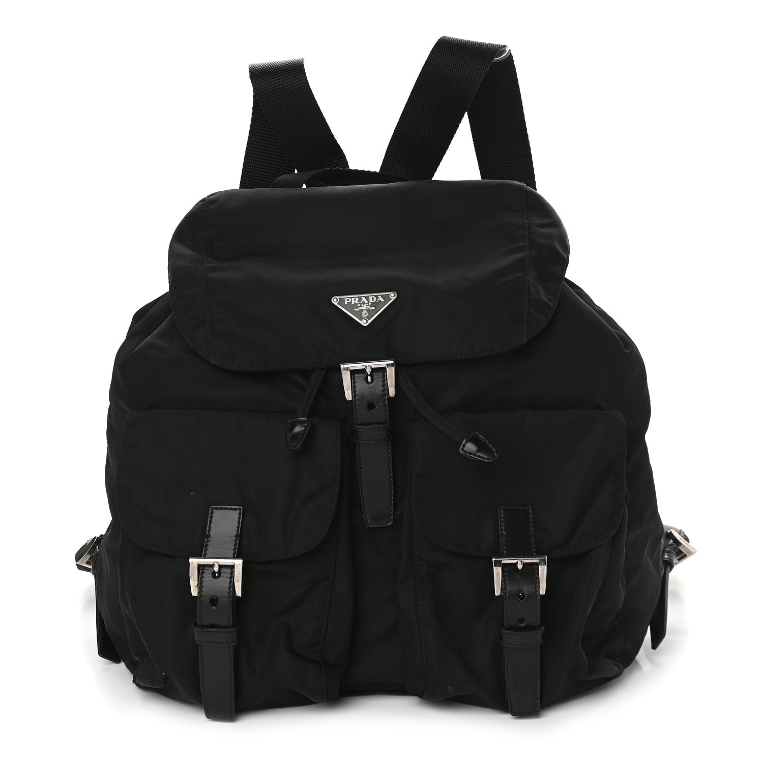 Prada Nylon Vela Backpack Black 1 of 11