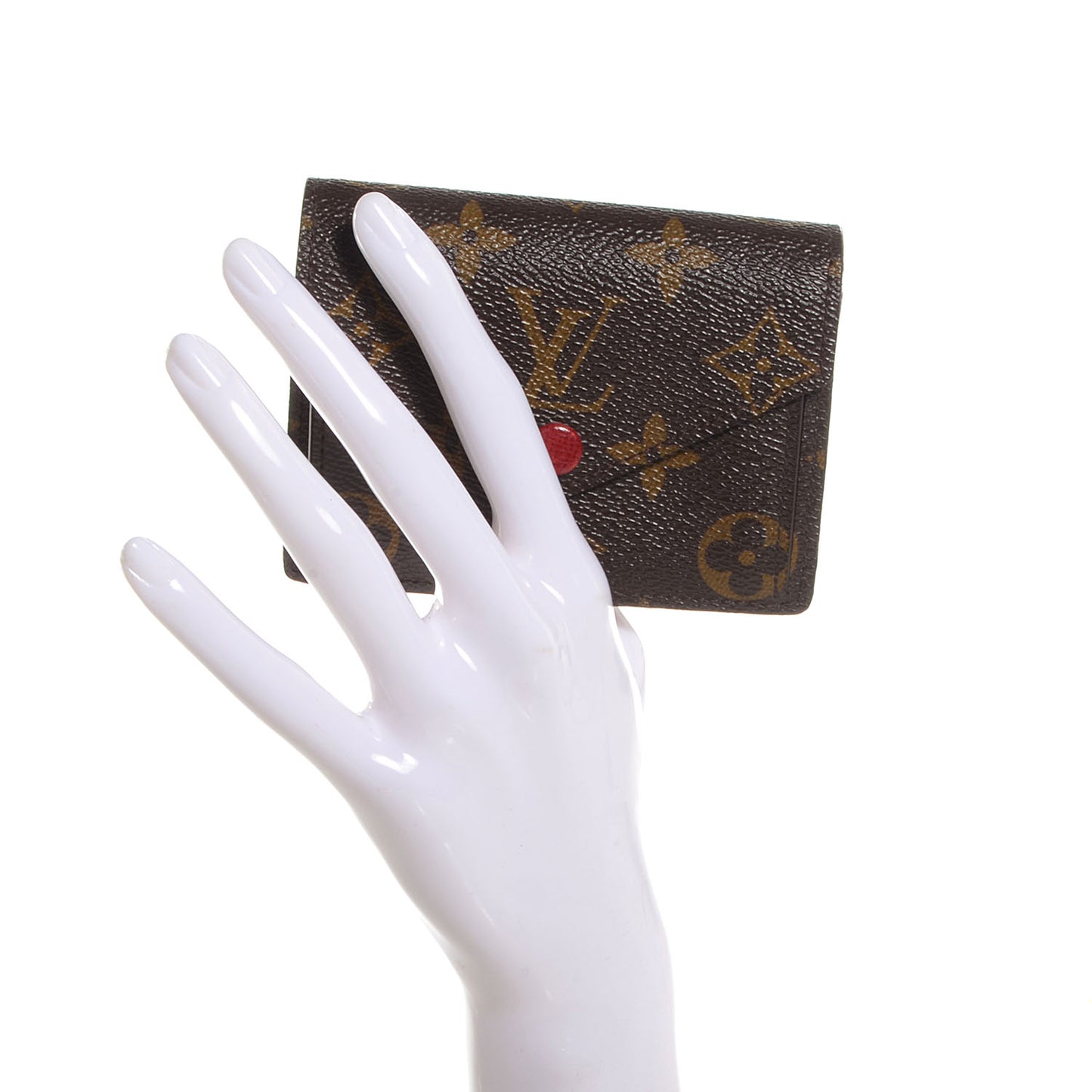 Monogram Compact Marie Wallet Rouge