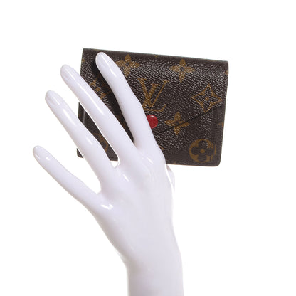 Louis Vuitton Monogram Compact Marie Wallet Rouge 2 of 8