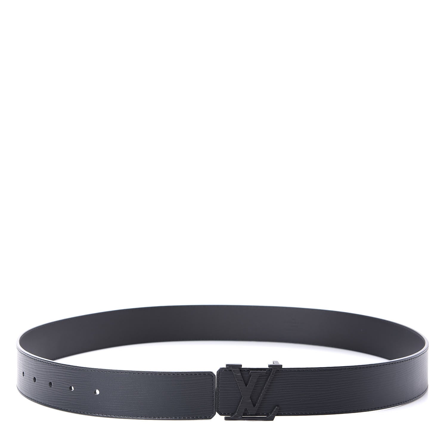 Louis Vuitton Epi LV Initiales Belt 95 38 Black 2 of 6