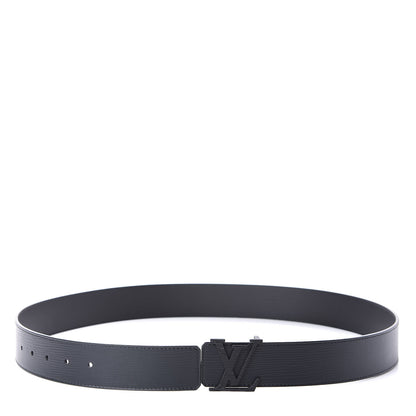 Louis Vuitton Epi LV Initiales Belt 95 38 Black 2 of 6