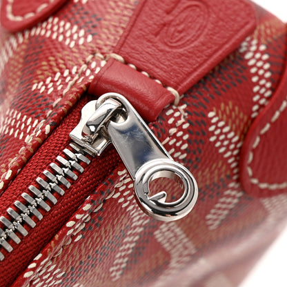 Goyard Goyardine Vendome Toiletry Pouch Red 8 of 9