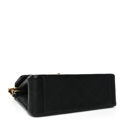 Chanel Caviar Quilted 31 Rue Cambon Top Handle Flap Black 4 of 11