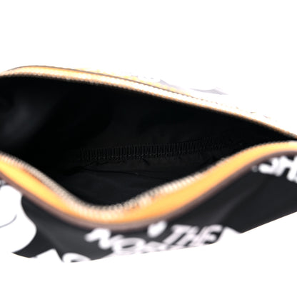 Gucci X THE NORTH FACE Econyl Nylon Belt Bag Black Ivory Crop 5 of 9