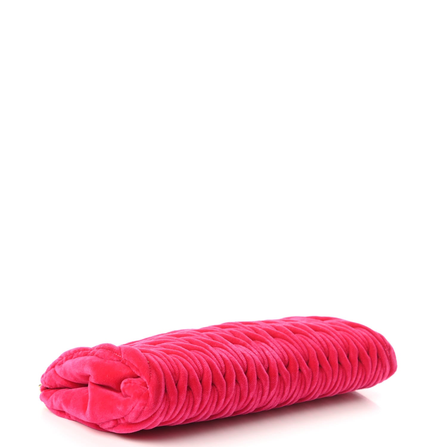 Miu Miu Velluto Matelasse Clutch Fuxia 4 of 10