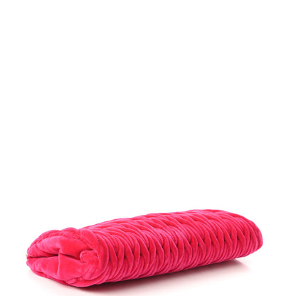 Miu Miu Velluto Matelasse Clutch Fuxia 4 of 10