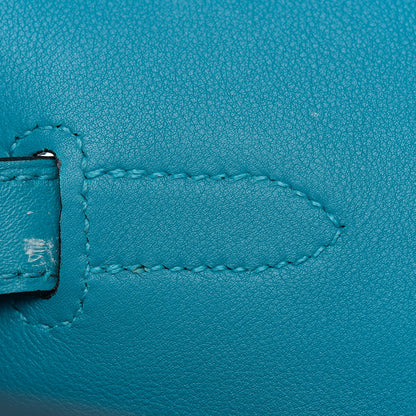 Hermes Swift Birkin 35 Turquoise 15 of 36