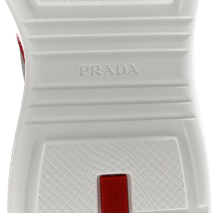 Prada Patent Mens America's Cup Patchwork Sneakers 9 Red 37.5 Red 7 of 10