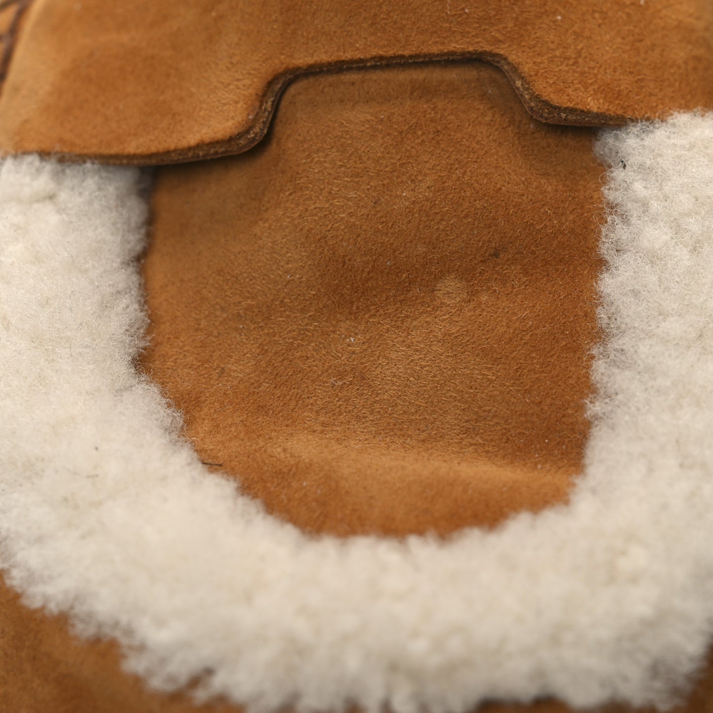 Suede Goatskin Shearling Go Mules 37.5 Beige Kraft Ecru