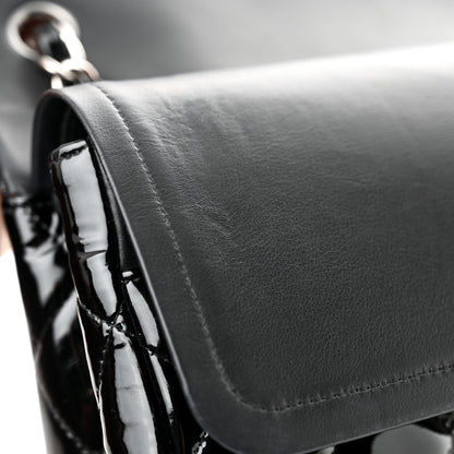 Chanel Patent Quilted Jumbo Double Flap Black 13 of 15