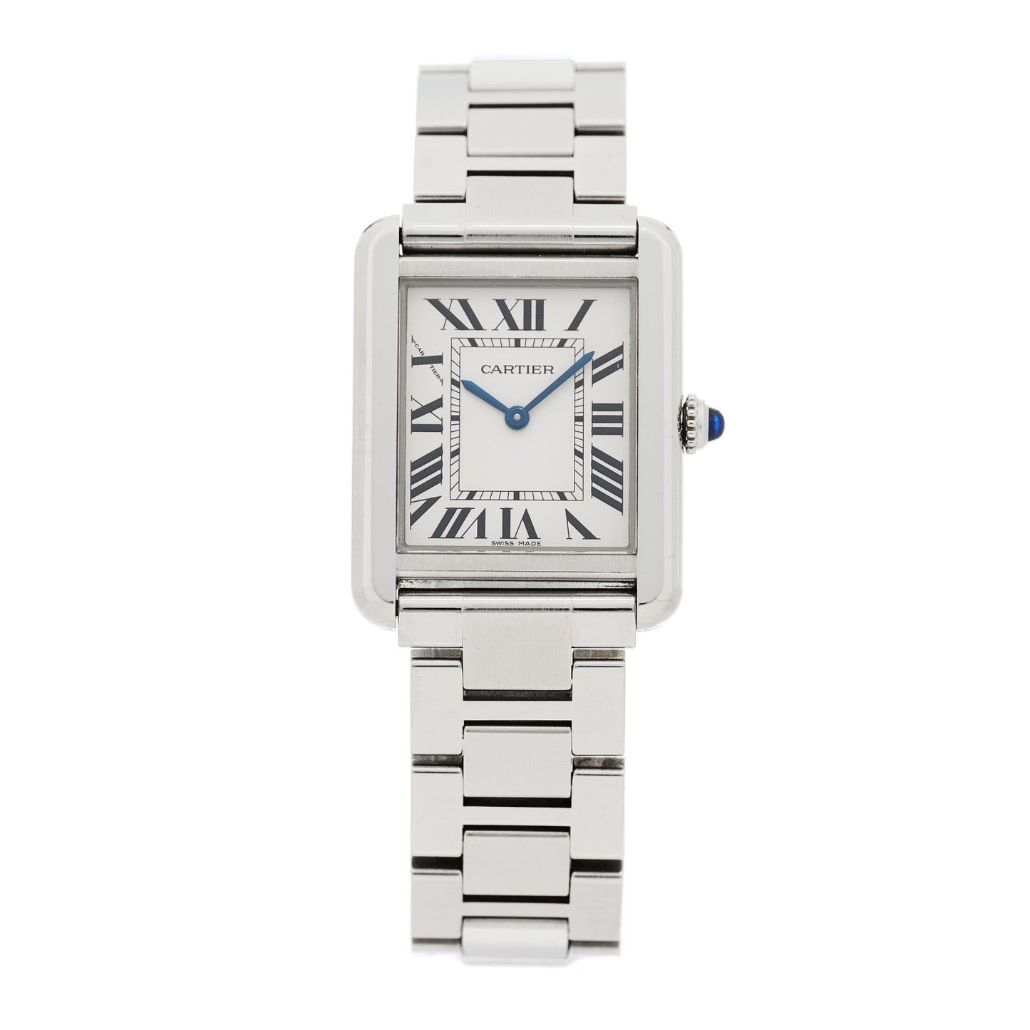 Stainless Steel 24mm Tank Solo Quartz Watch