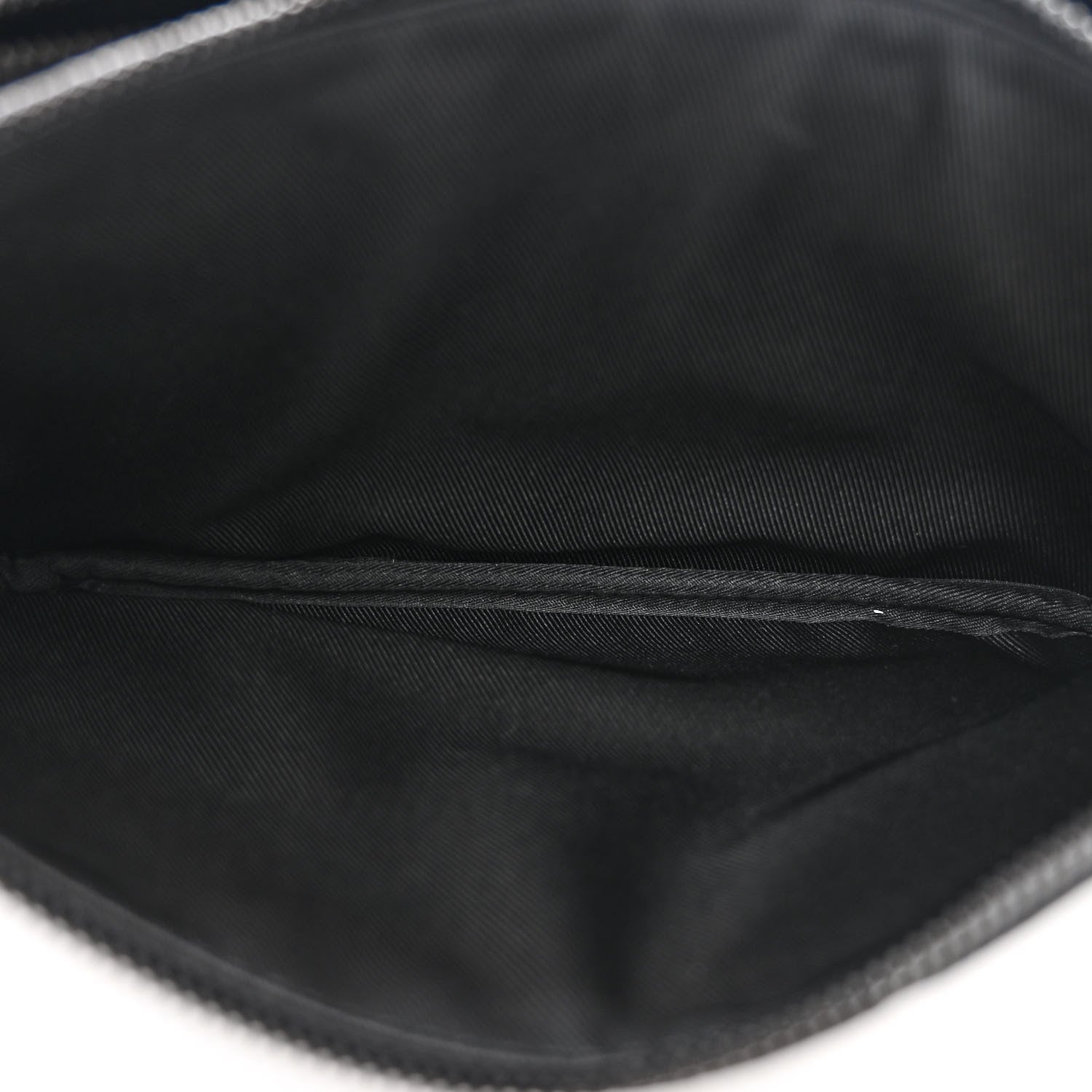 Louis Vuitton Calfskin Monogram Shadow Trio Messenger Black 5 of 11
