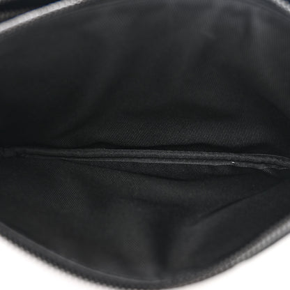 Louis Vuitton Calfskin Monogram Shadow Trio Messenger Black 5 of 11