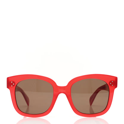 Celine Polarized Square Sunglasses CL40002U Milky Red 2 of 6