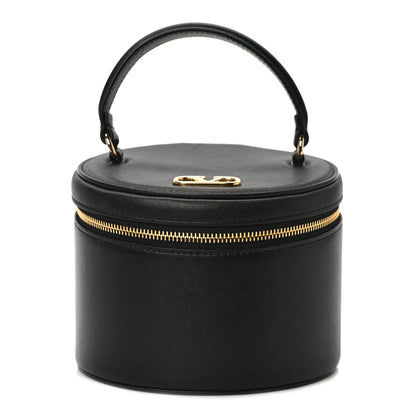Valentino Garavani Calfskin Jewelry Box Black 1 of 12