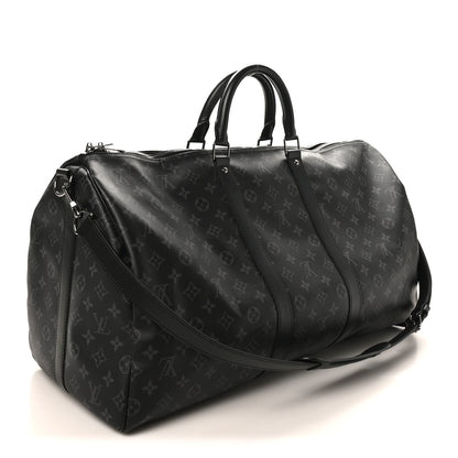 Louis Vuitton Monogram Eclipse Keepall Bandouliere 55 2 of 10