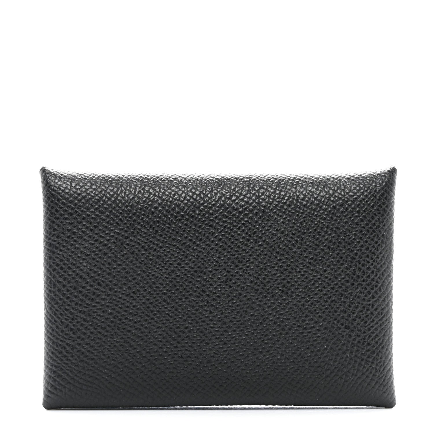 Hermes Epsom Calvi Card Case Black 1 of 8