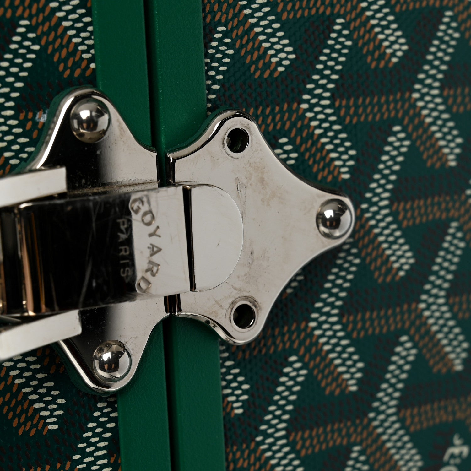 Goyard Goyardine Bourget PM Green 10 of 21