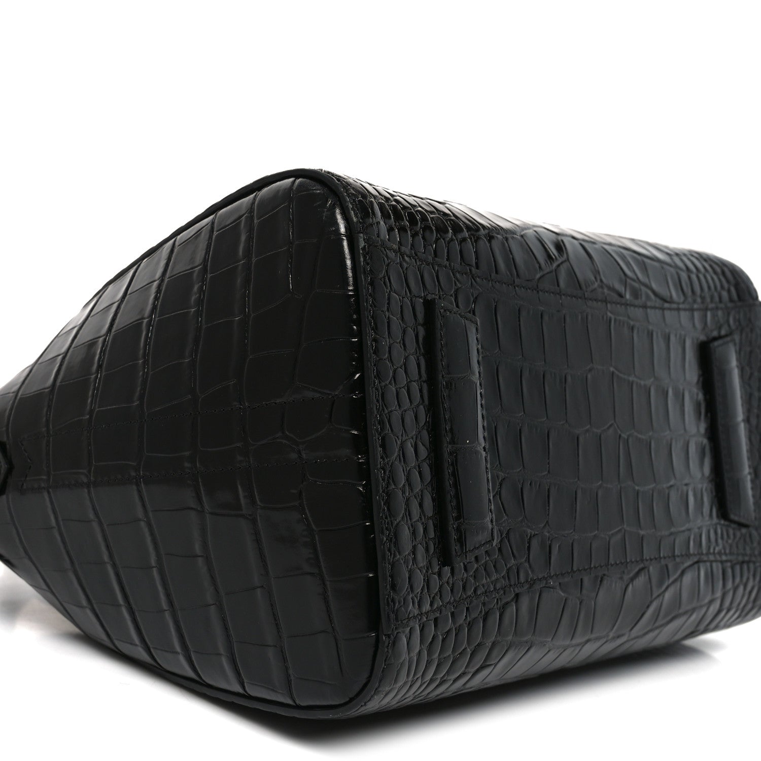 Givenchy Calfskin Crocodile Embossed Small Antigona Black 9 of 10
