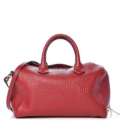 Burberry Heritage Grain Medium Alchester Bowling Bag Military Red 1 of 10