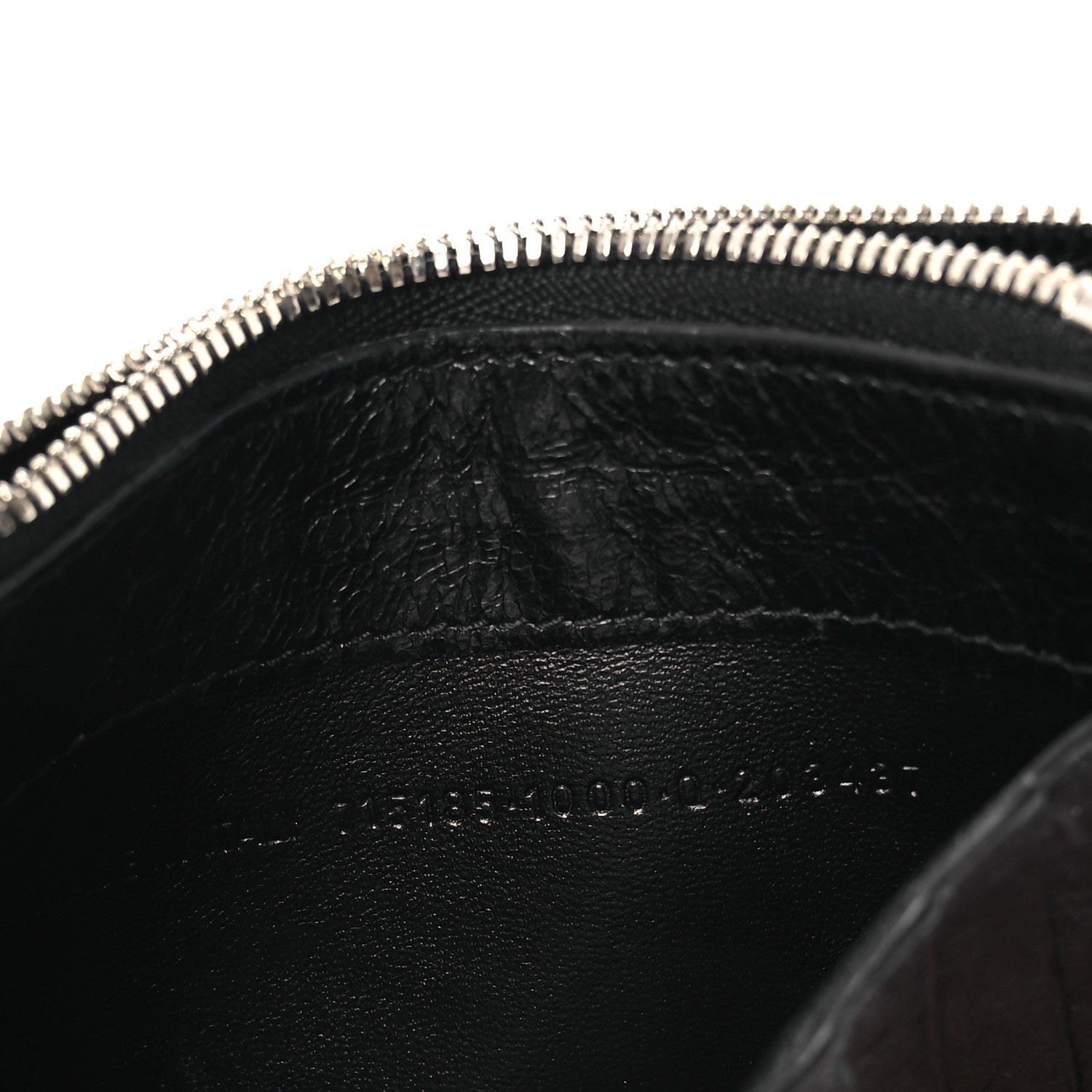 Balenciaga Agneau Le Cagole Coin Card Holder Black 7 of 8