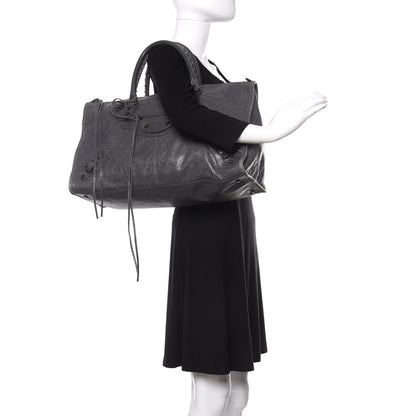 Balenciaga Agneau Classic Hardware Work Gris Tarmac 2 of 16