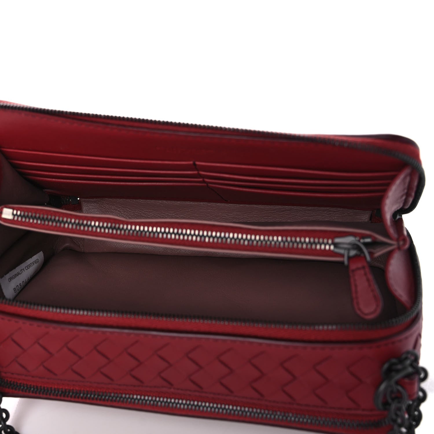 Bottega Veneta Nappa Intrecciato Camera Bag Red 6 of 13
