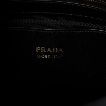 Prada Saffiano City Calf Medium Esplanade Tote Fuoco Black 8 of 12