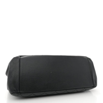 Chanel Caviar Quilted Grand Shopping Tote GST Black 4 of 17