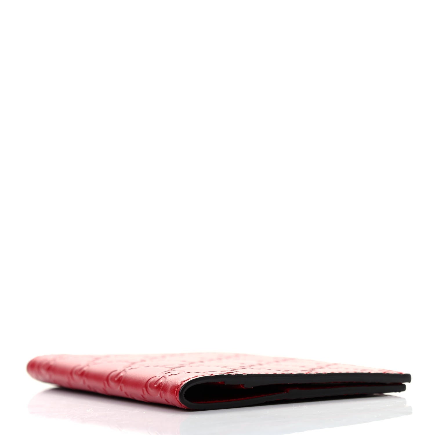 Gucci Guccissima Signature Passport Case Red 4 of 7