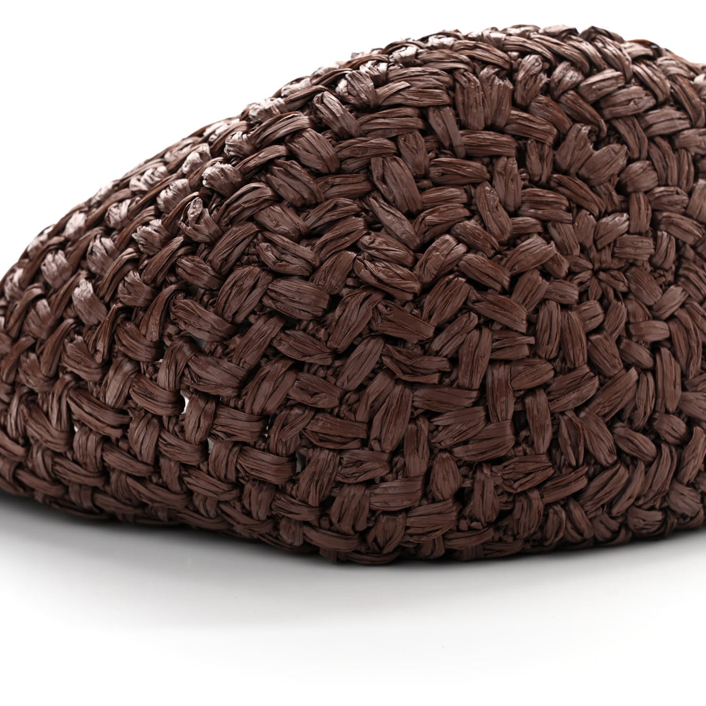 Raffia Estelle Tote Bag Brown