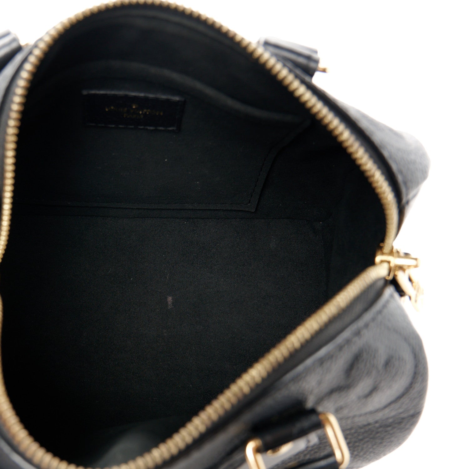 Louis Vuitton Empreinte Monogram Giant Speedy Bandouliere 20 Black 5 of 11