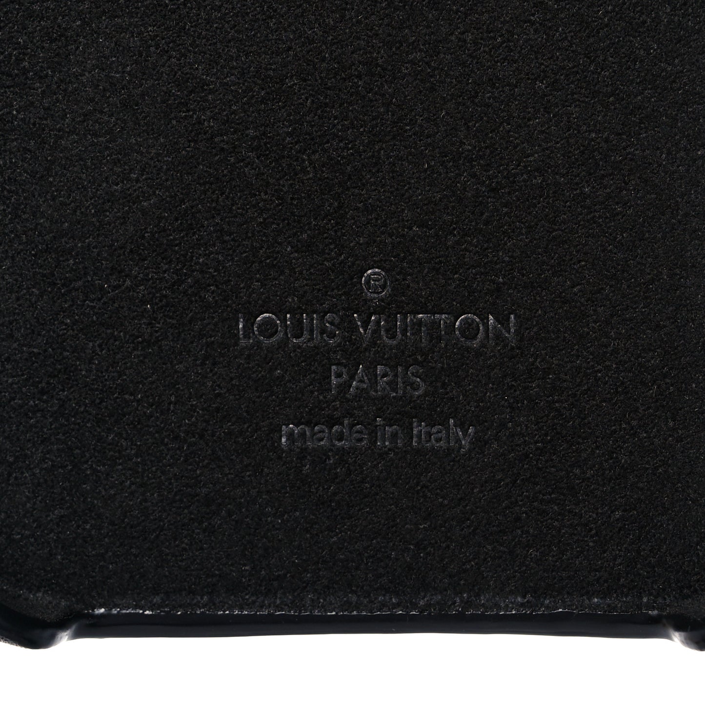 Lambskin Embossed Monogram Coussin iPhone 13 Pro Bumper Black