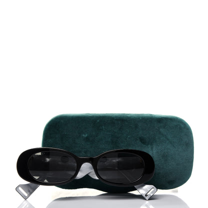 Gucci Acetate Oval Sunglasses GG0517S Black 8 of 8