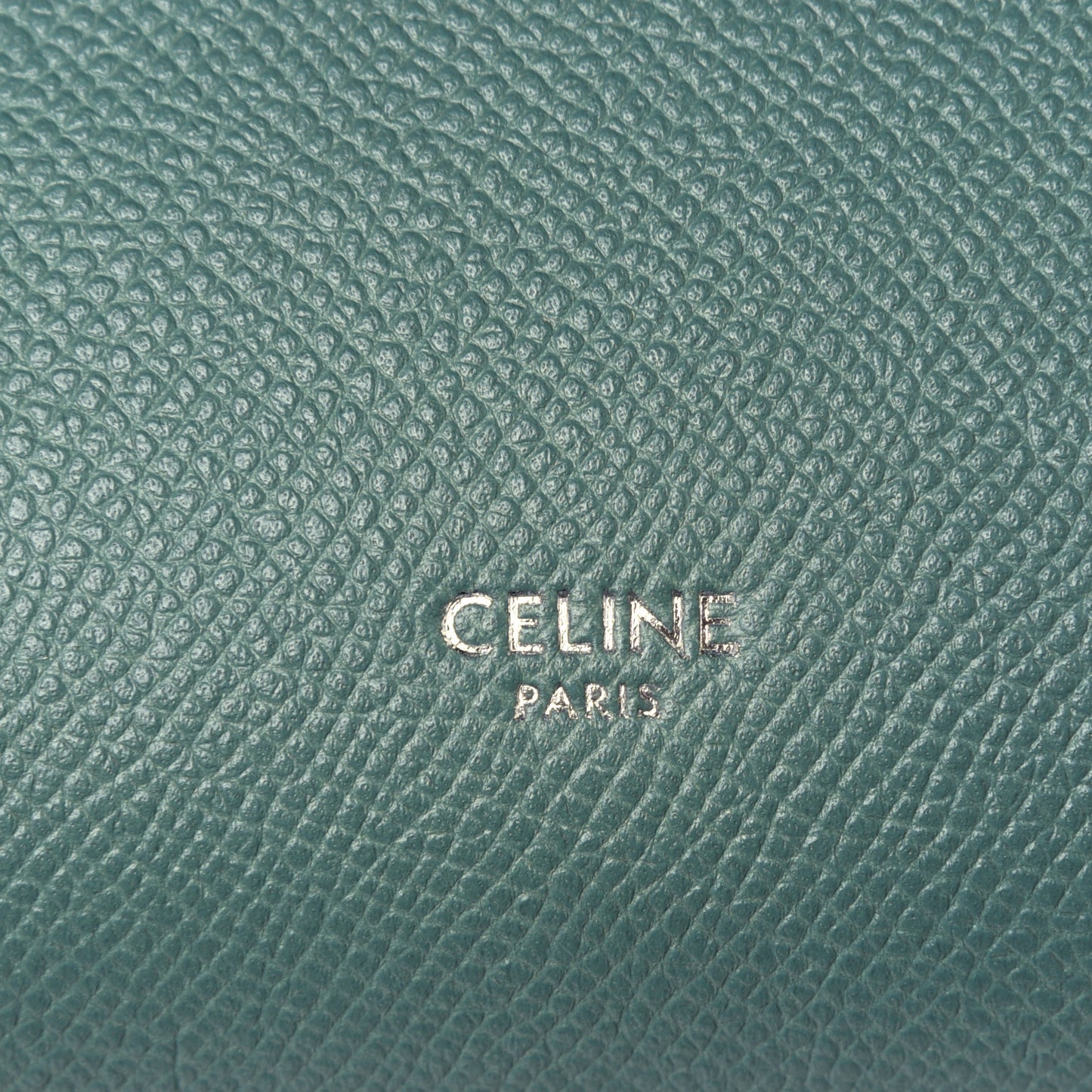 Grained Calfskin Nano Belt Bag Celadon