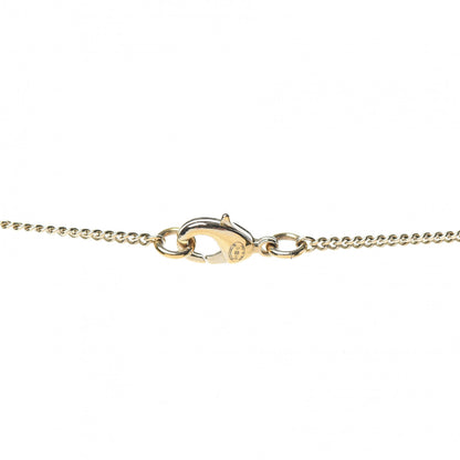 Chanel Baguette Crystal Quilted CC Pendant Necklace Gold 5 of 6