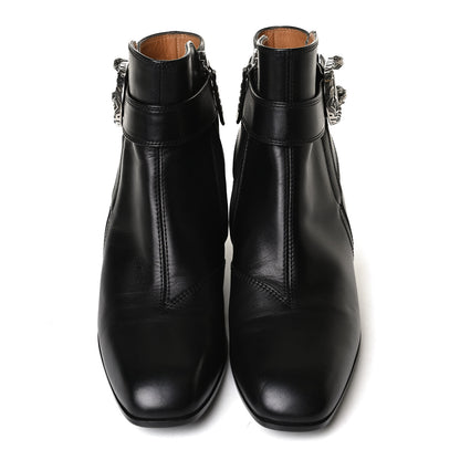 Gucci Calfskin Dionysus Elizabeth Ankle Boots 38 Black 5 of 13