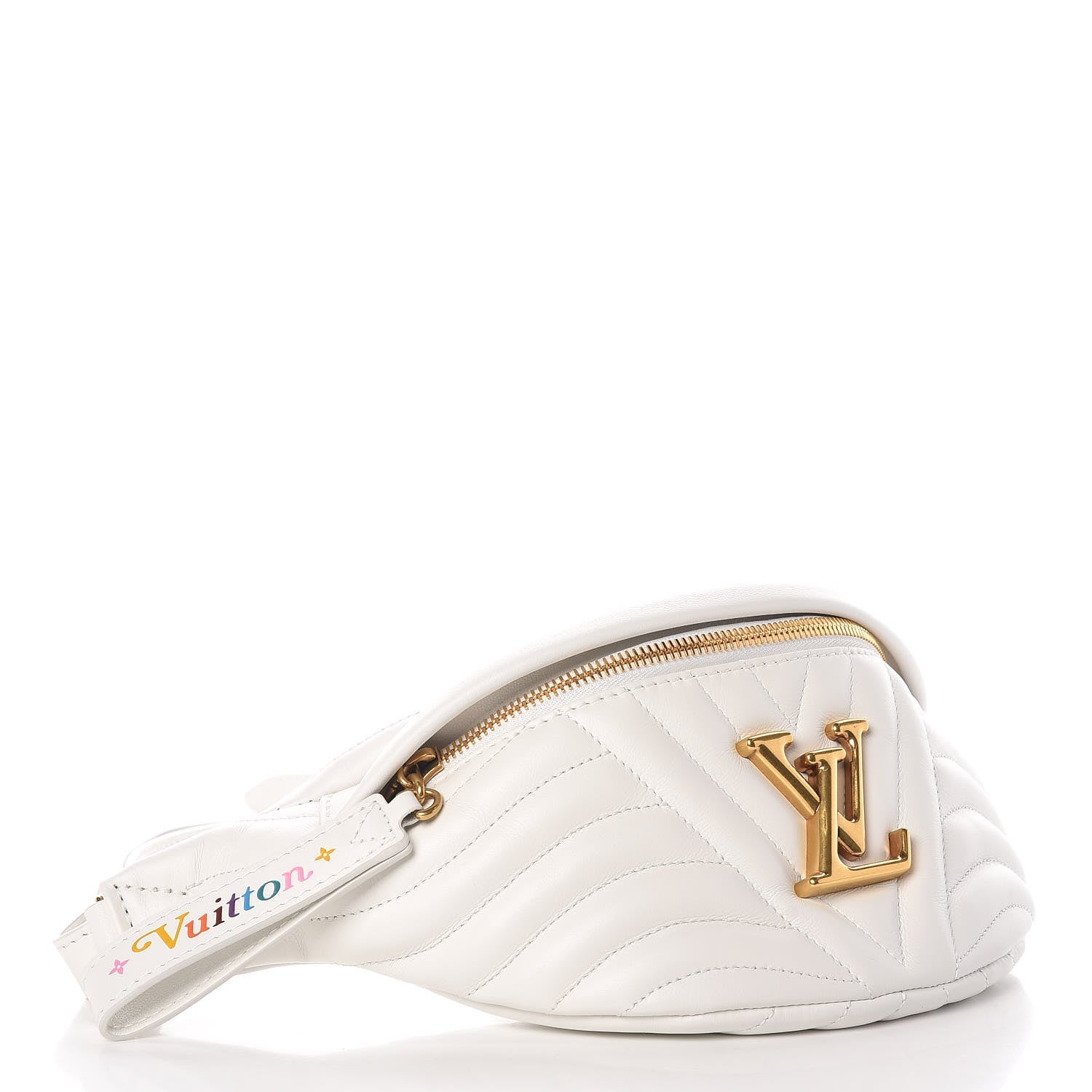 Louis Vuitton Calfskin New Wave Bumbag Snow 4 of 9