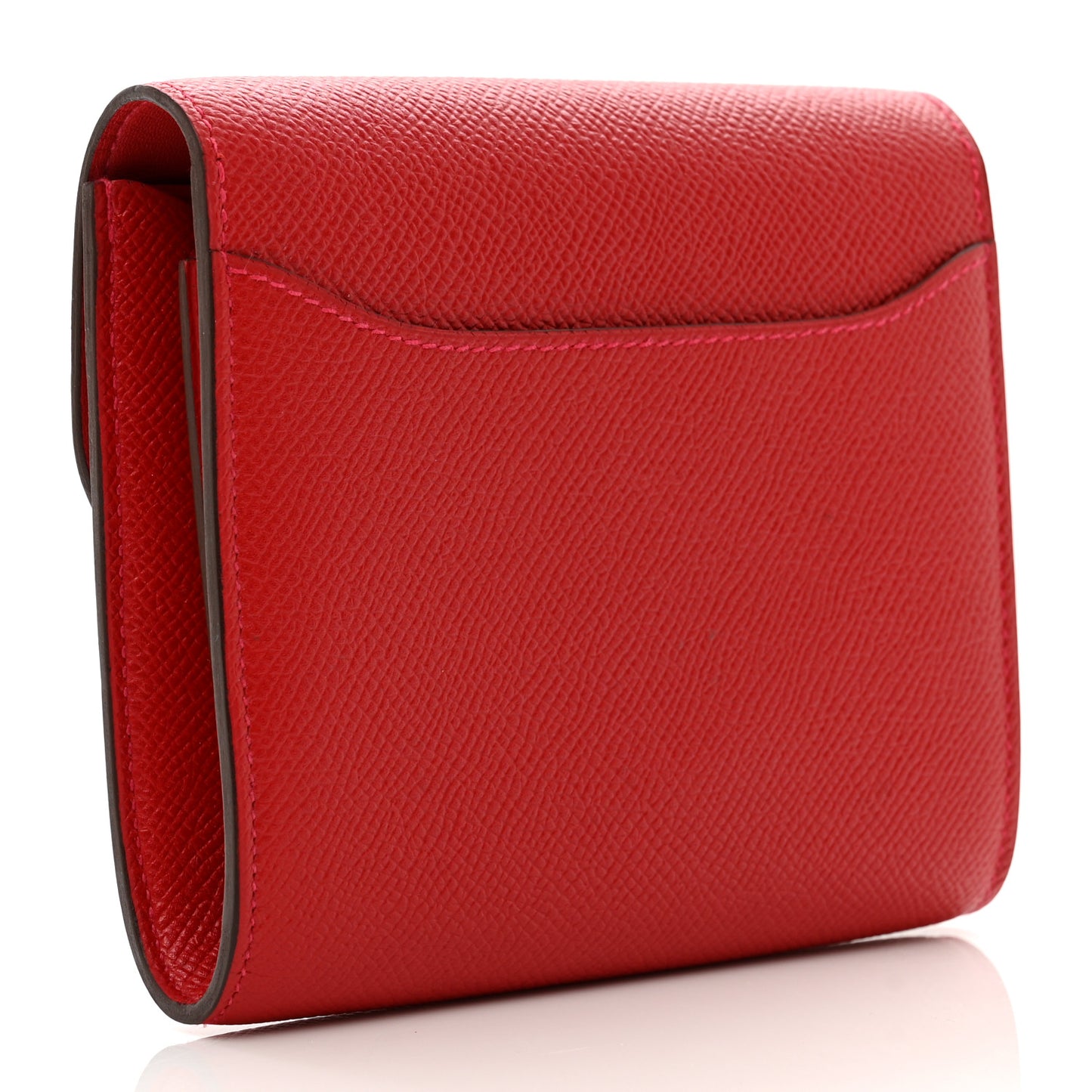 Epsom Constance Compact Passant Wallet Rouge Casaque