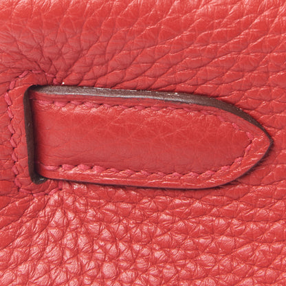 Hermes Taurillon Clemence Kelly Retourne 28 Rouge Casaque 11 of 31
