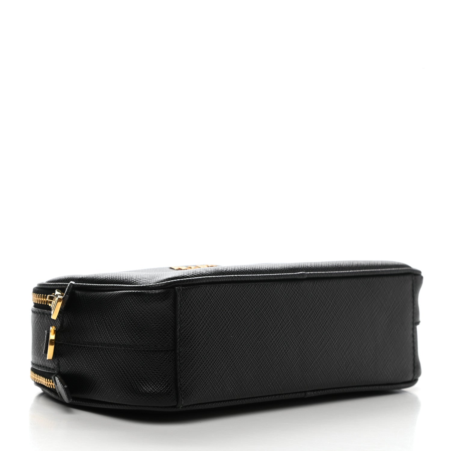 Prada Saffiano Mini Camera Crossbody Bag Black 4 of 10
