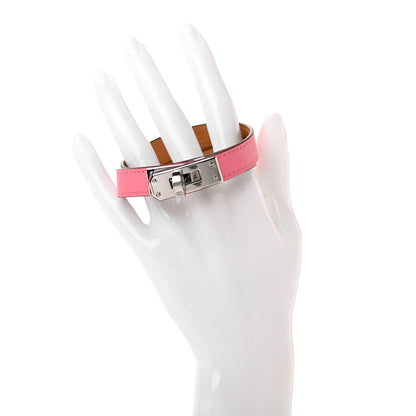 Hermes Swift Kelly Double Tour Bracelet XS Rose Azalee 2 of 5