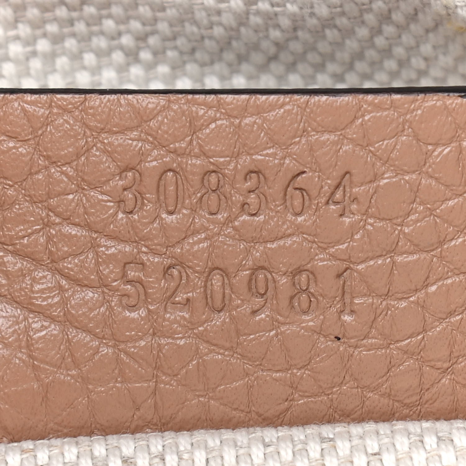 Gucci Pebbled Calfskin Small Soho Disco Bag Camelia 7 of 15