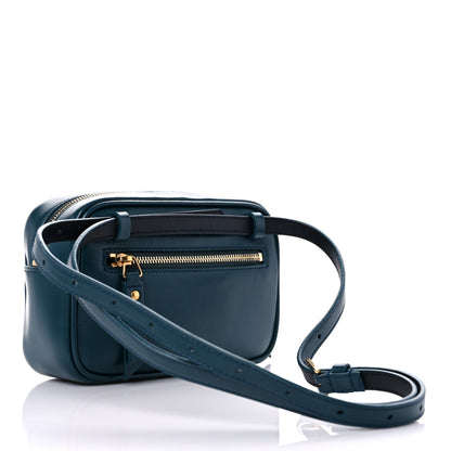 Saint Laurent Calfskin Matelasse Monogram Lou Belt Bag Blue 4 of 9