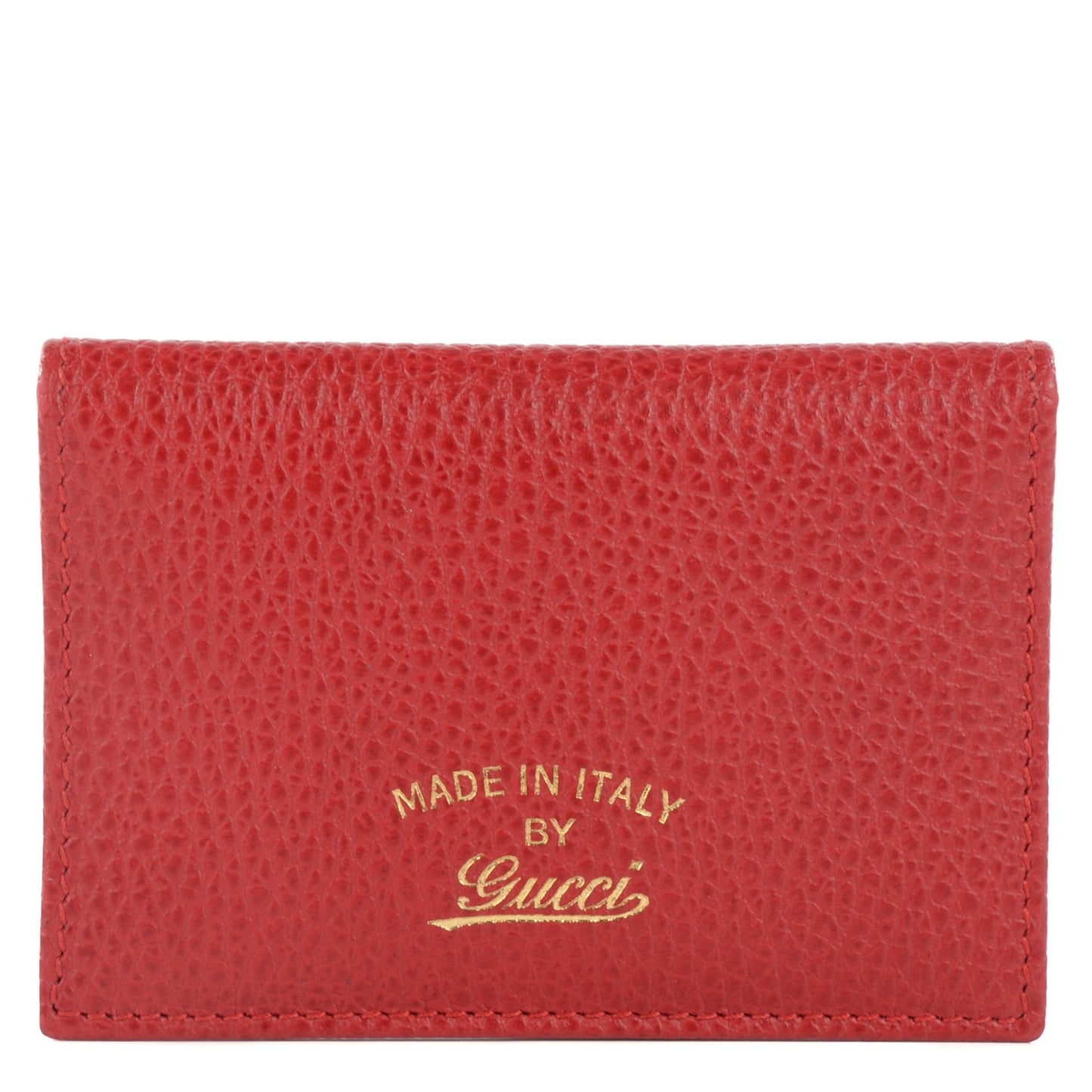 Dollar Calfskin Swing Train Pass Card Case Tabasco
