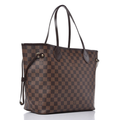 Louis Vuitton Damier Ebene Neo Neverfull MM Rose Ballerine 4 of 17