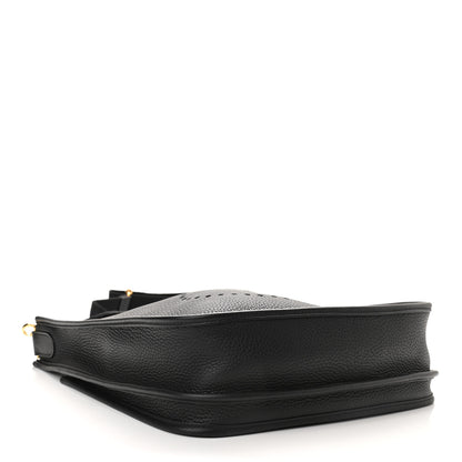 Hermes Taurillon Clemence Evelyne III PM Black 4 of 10