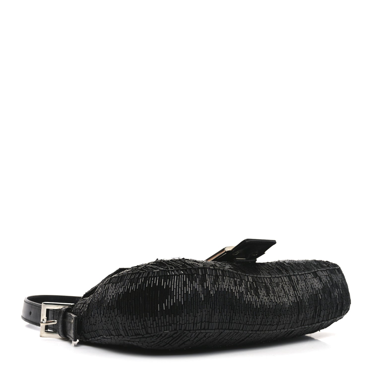 Fendi Beaded Baguette Black 4 of 9